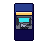 Cash machine, pixel-art sprite