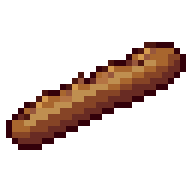 Baguette, animated pixel-art GIF