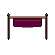 Street banner, pixel-art sprite