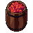 Open barrel, pixel-art sprite