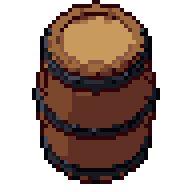 Barrel, animated pixel-art GIF