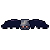 Bat, animated pixel-art GIF