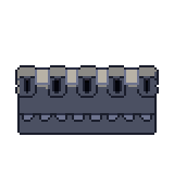 Créneaux, GIF animé en pixel art