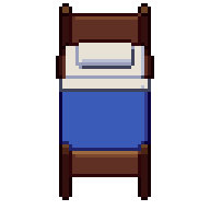 Bed, animated pixel-art GIF