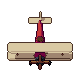 Biplane, pixel-art sprite