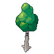 Birch, pixel-art sprite