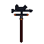 Weather vane, pixel-art sprite