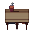 Smithy, pixel-art sprite
