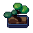 Bonsai, pixel-art sprite