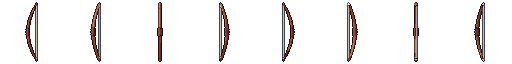 Bow from all 8 sides, animated pixel art