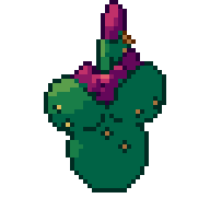 Prickly pear, animated pixel-art GIF