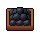 Cannonballs, pixel-art sprite