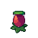 Snapping plant, pixel-art sprite