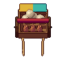 Trade cart, pixel-art sprite