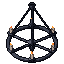 Chandelier, pixel-art sprite