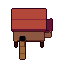 Chicken coop, pixel-art sprite