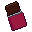 Chocolate bar, pixel-art sprite