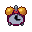 Desk clock, pixel-art sprite