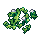 Clover, pixel-art sprite