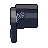 Corner web, pixel-art sprite