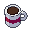 Mug, pixel-art sprite