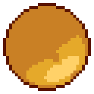 Gold coin, animated pixel-art GIF