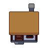 Cottage, pixel-art sprite