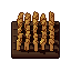 Wheat, pixel-art sprite