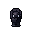 Crow, pixel-art sprite