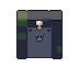 Crypt door, pixel-art sprite