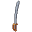 Cutlass, pixel-art sprite