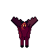 Demon, pixel-art sprite