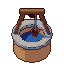 Desert well, pixel-art sprite