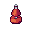 Desk lamp, pixel-art sprite