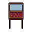 Display case, pixel-art sprite