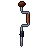 Hand drill, pixel-art sprite