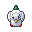 Duck, pixel-art sprite