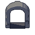 Dungeon arch, pixel-art sprite