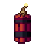 Dynamite, animated pixel-art GIF