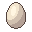 Egg, pixel-art sprite