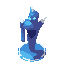 Water elemental, pixel-art sprite