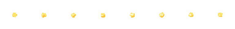 Explosion from all 8 sides, animated pixel art