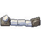 Fallen column, pixel-art sprite