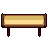 Feed trough, pixel-art sprite