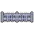 Picket fence, pixel-art sprite