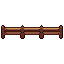 Fence, pixel-art sprite