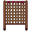 Fishing net, pixel-art sprite