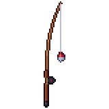 Caña de pescar, GIF animado de pixel art