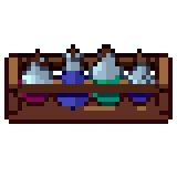 Flask rack, animated pixel-art GIF
