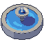 Small fountain, pixel-art sprite